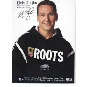 Vintage Roots Elvis Stojko Poster from the 1998 Winter Olympics
